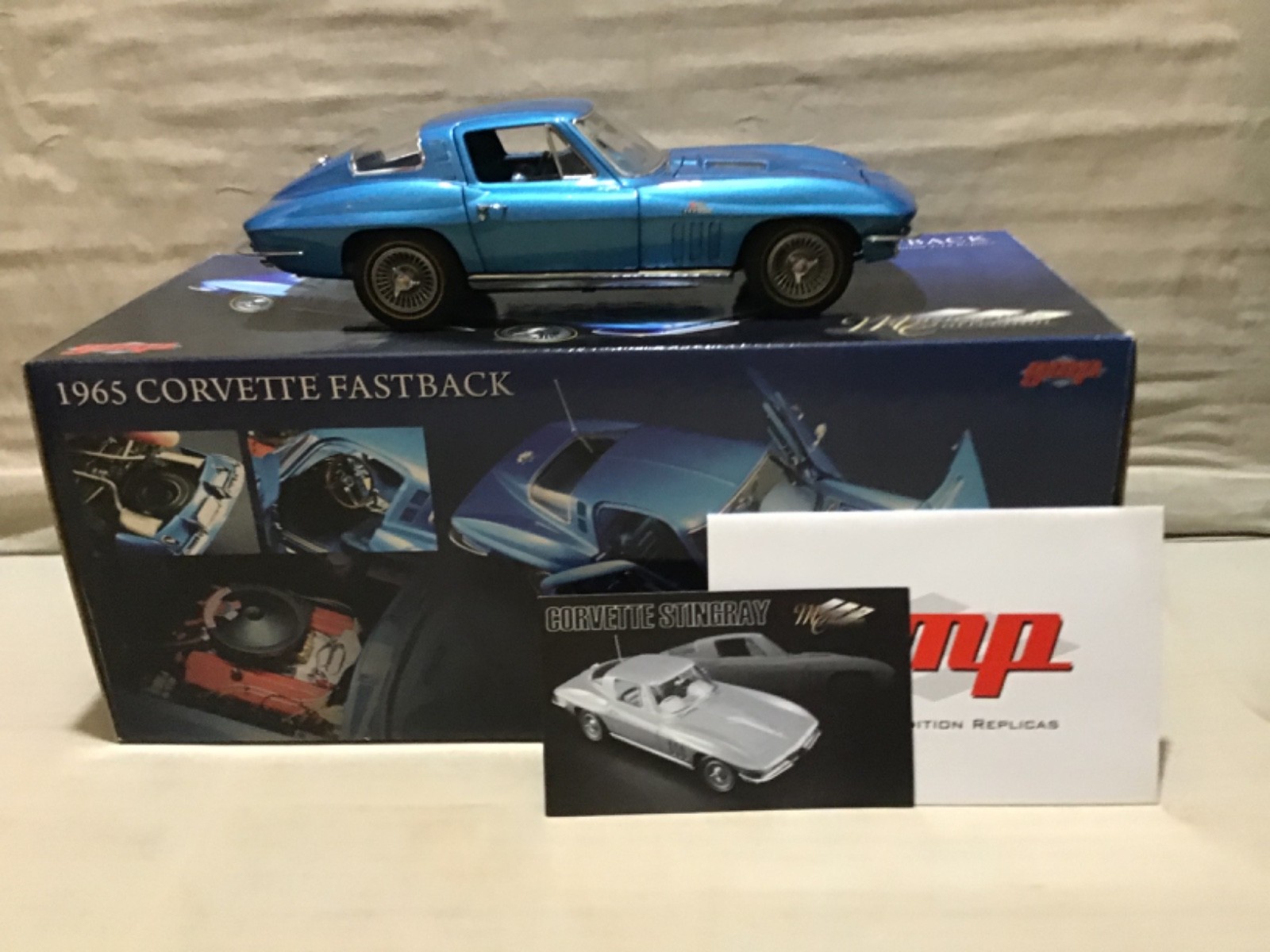 CORVETTE 1965 FASTBACK BLUE 1/18 GMP MASTERPIECE COLLECTION