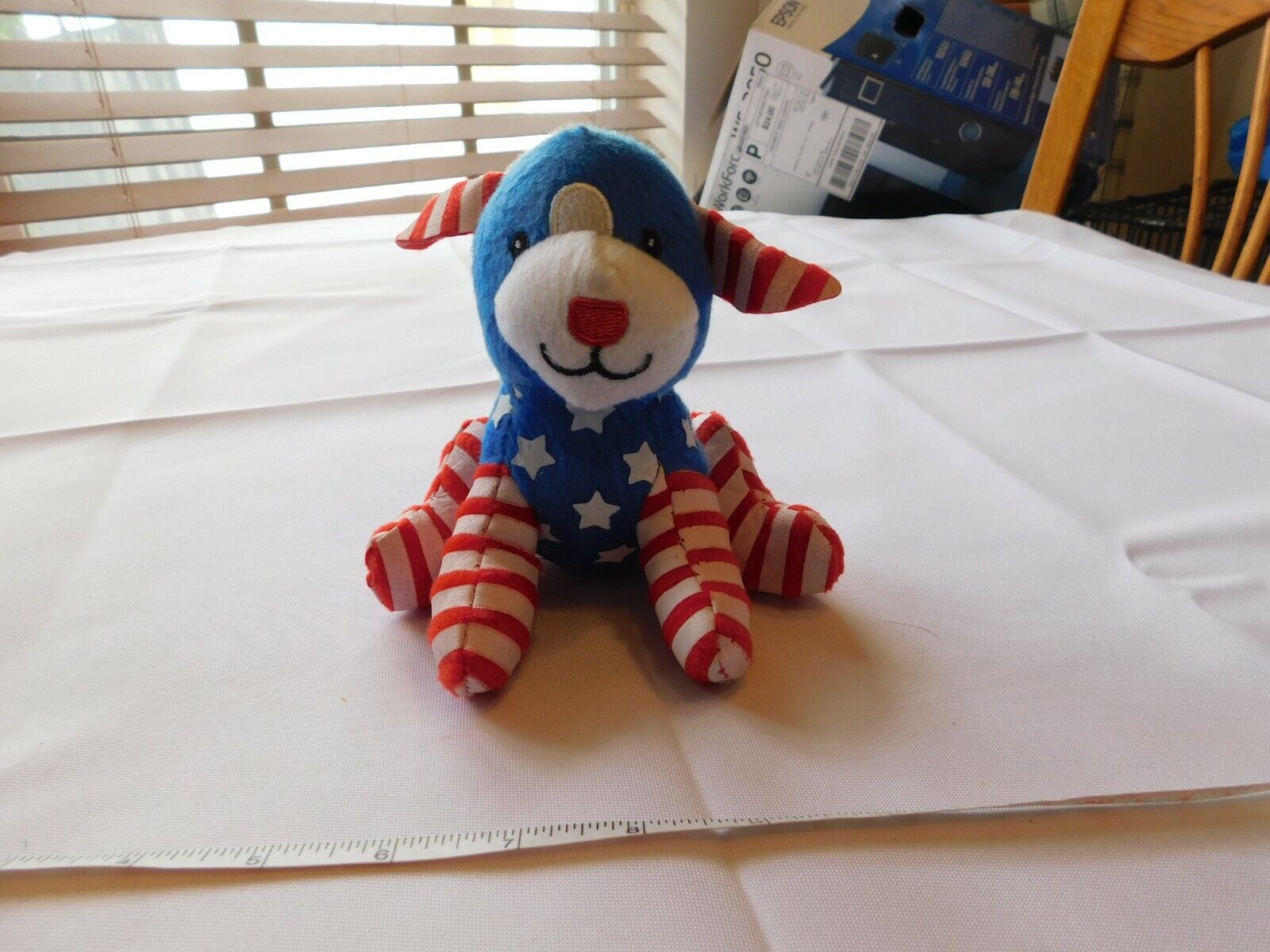 Unbranded Stuffed Patriotic Dog approximate 5