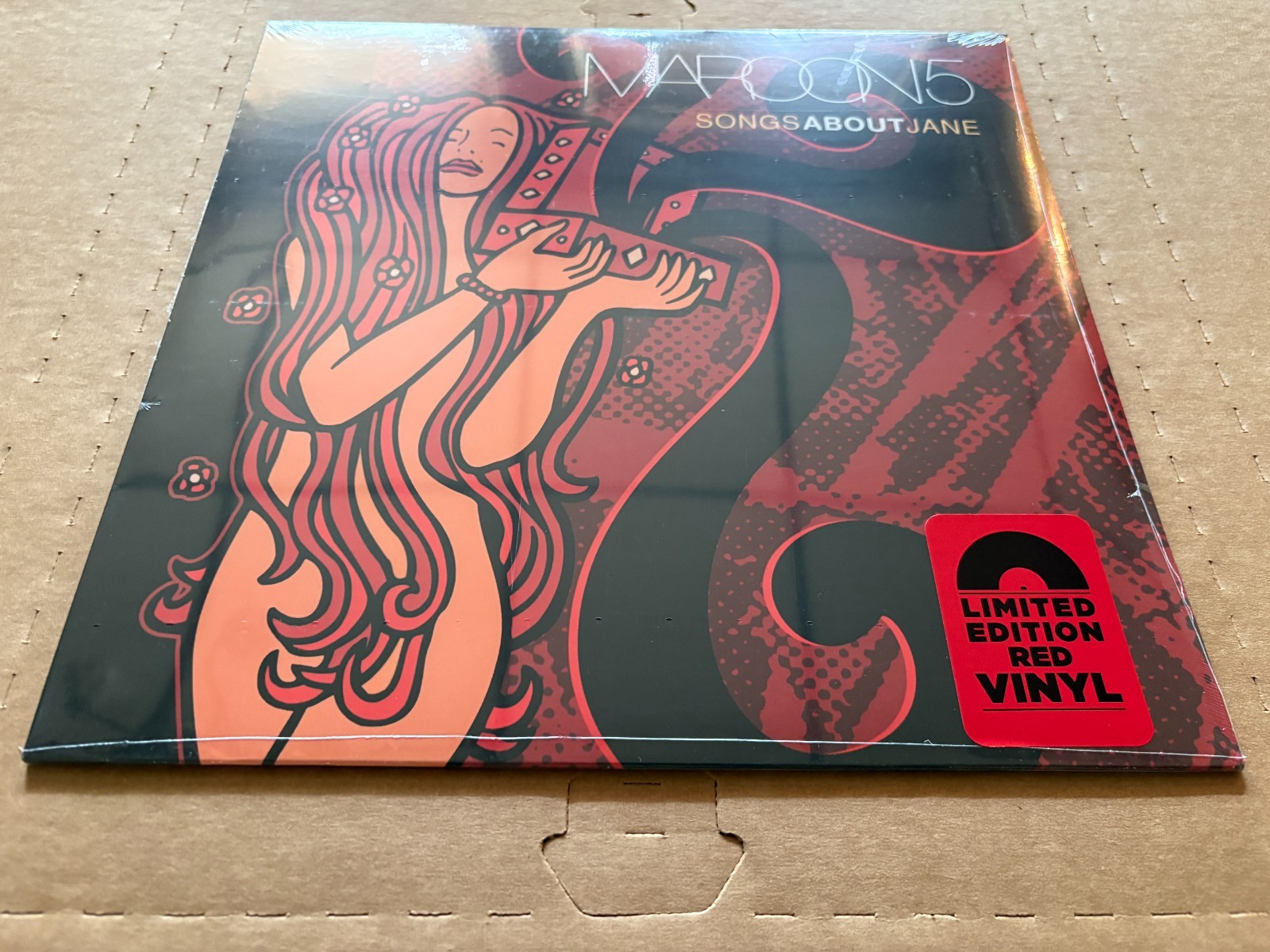 NEW SUPER RARE Maroon 5 - Songs About Jane RED Vinyl LP