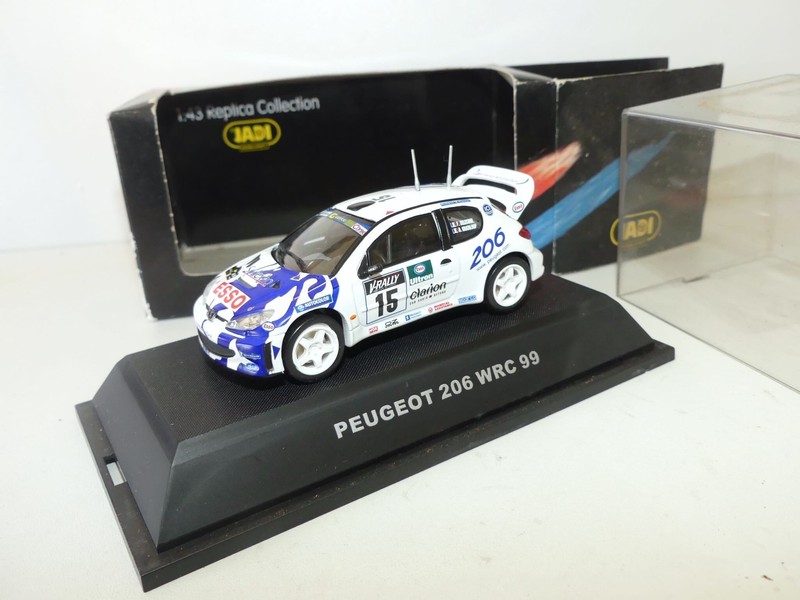 Peugeot 206 Wrc Rallye Rac 1999 F. Delecourt Jadi 1:43