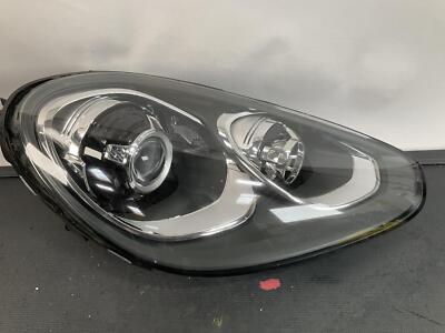 2017 PORSCHE CAYENNE RH PASSENGER RIGHT Headlamp, xenon (HID) headlamps, R. OEM 