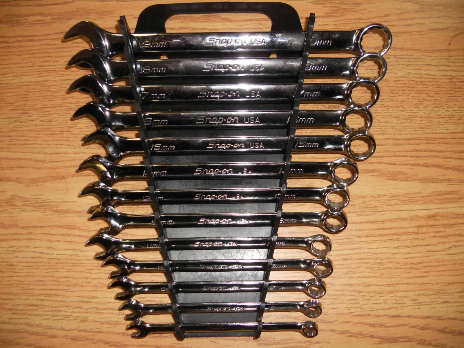 Snap On Soexm 13pc Flank Drive Plus Wrench Set New W Holder 7mm Thru 19mm