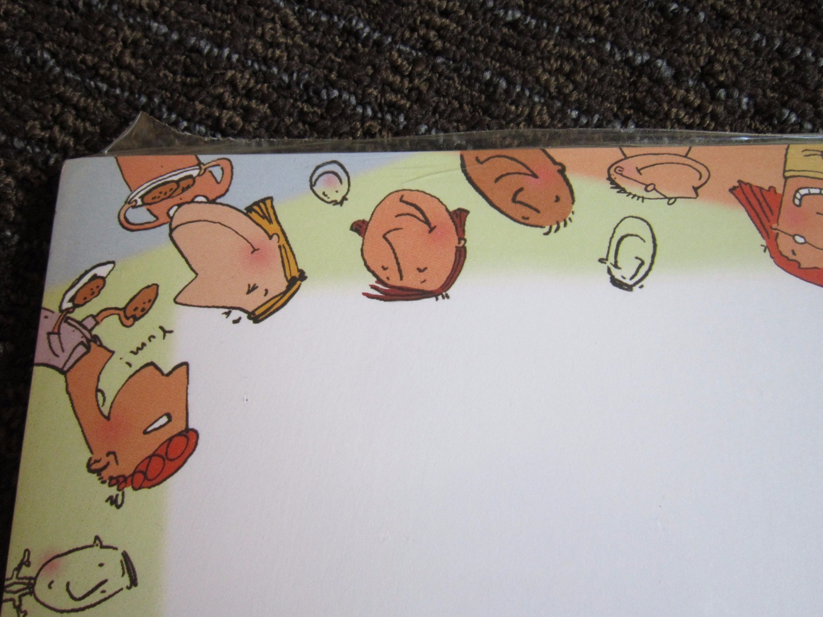 Hallmark Paper Copy Printer Stationery Comic Coffee Faces Funny People Humorous