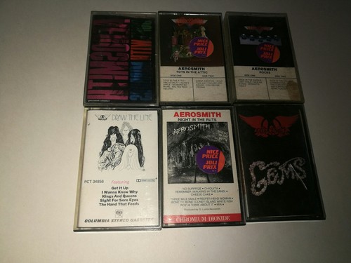 Aerosmith 26 cassette tapes lot permanent vacation big ones pump classics live