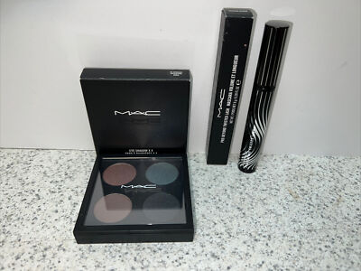 MAC Eyeshadow X4 An Amorous Adventure Quad & MAC Pro Twisted Lash In Black Set!