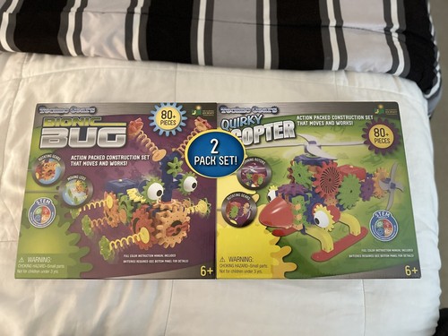 S Bionic Bug & Quirky Copter 2 Pack Action Building Set New!!!!