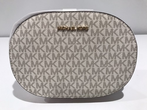 ⭐極美品⭐MICHAEL KORS ラウンドジップ 小銭入れ 白 MICHAEL KORS マイケルコース コインケース PVC レザー