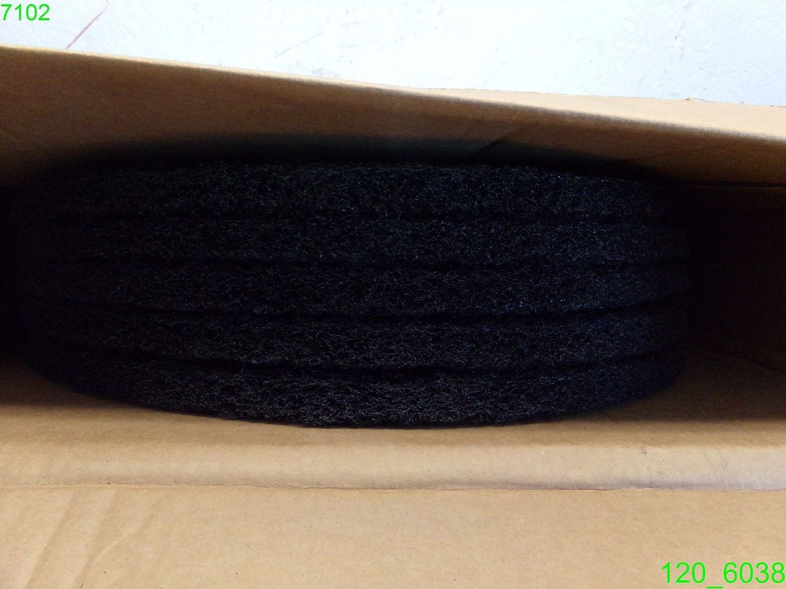 TOUGH GUY 4RU86 Stripping Pad, 19 In, Black, 5 PACK- NEW