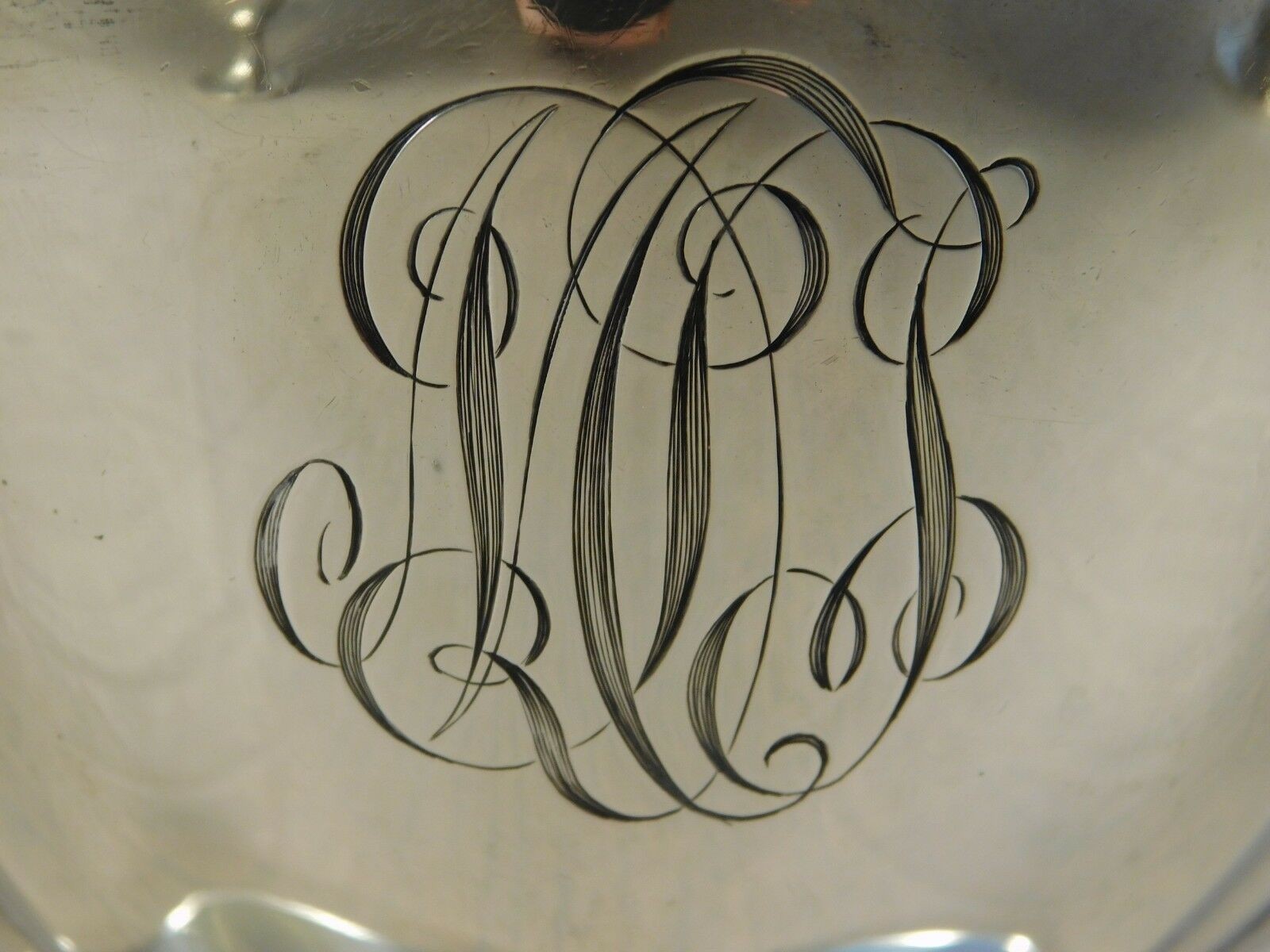 VINTAGE WHITING MFG CO STERLING SILVER TEAPOT CREAMER & SUGAR #6950