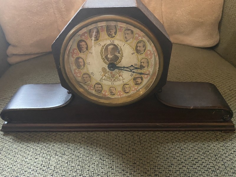 Seth Thomas Antique Boer War Commemorative Clock