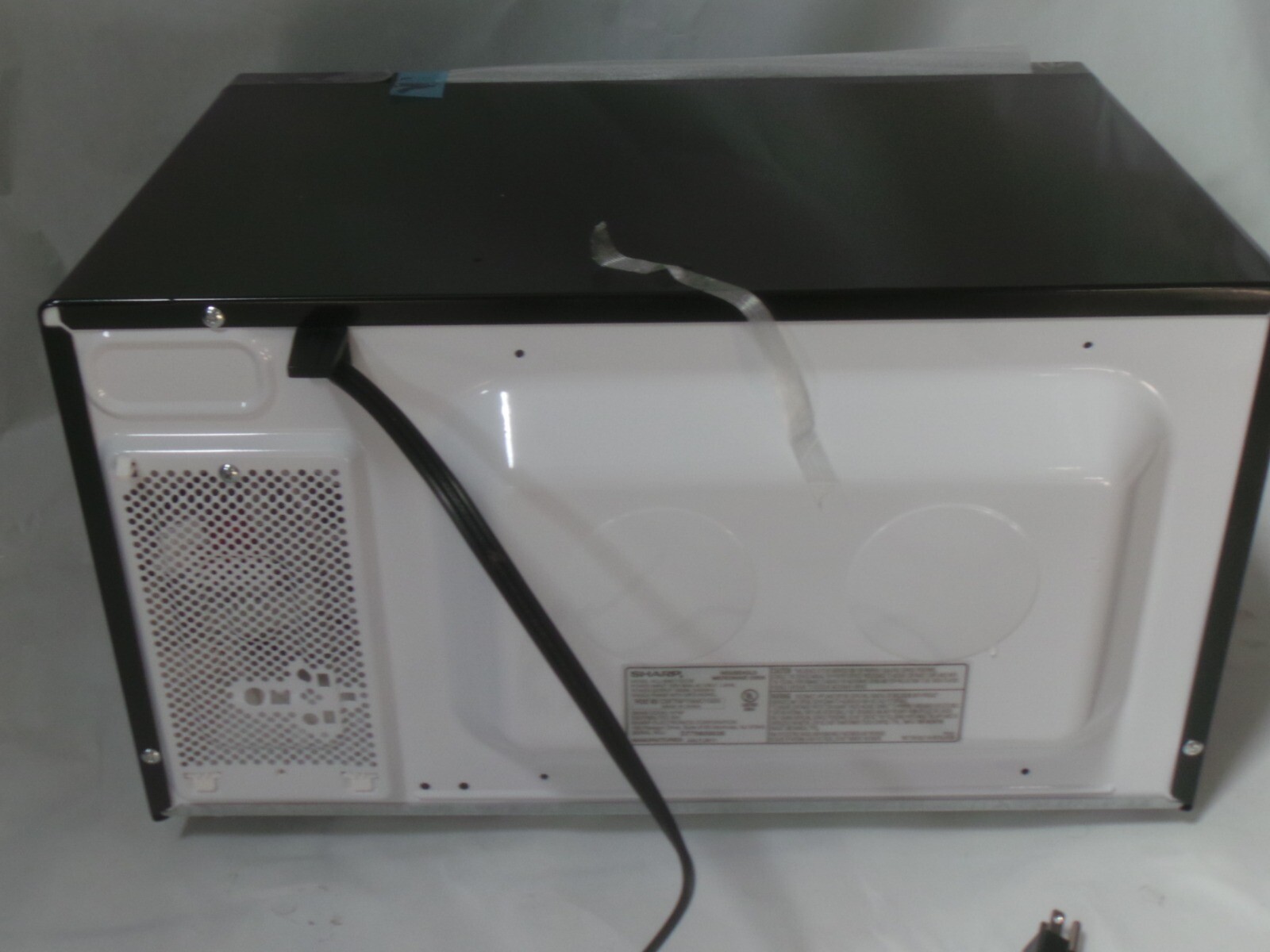 SHARP SMC1131CB Carousel 1.1 CF Mid-Size 1000 Watts BLACK Microwave