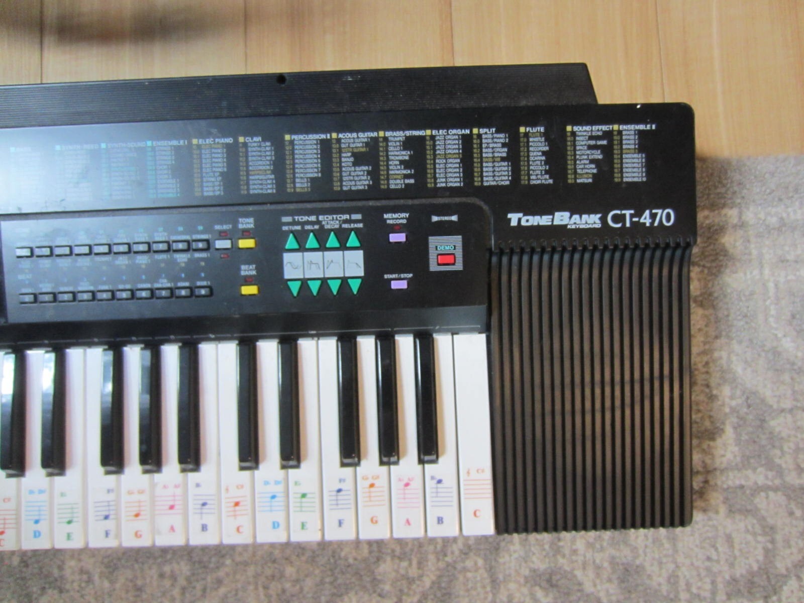 CASIO　CT-470　Tone Bank　49鍵盤　キーボード CASIO CT-470 Tone Bank 49鍵盤 キーボード - メルカリ