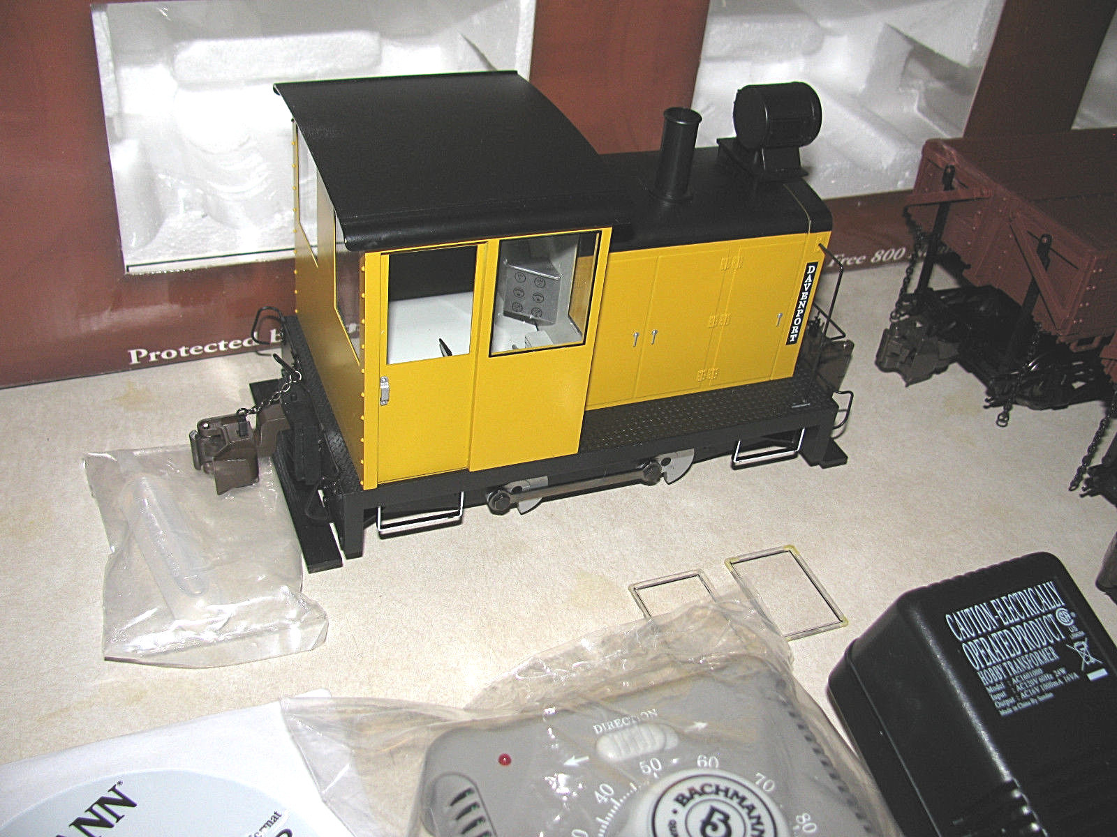 Vintage New Bachmann Big Hauler G Scale Train The Prospector Davenport Engine