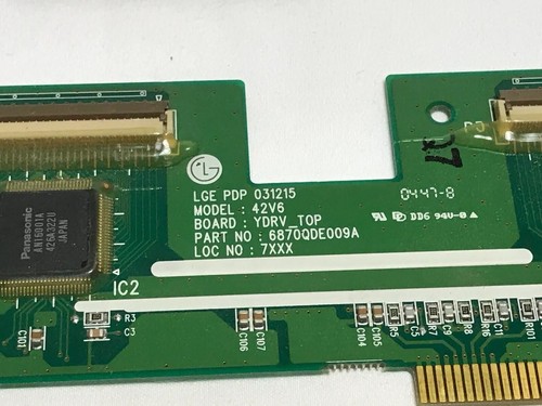 LG PDP031215 42V6 6870QFE009A 6870QDE009A SET OF BUFFERS 42V6