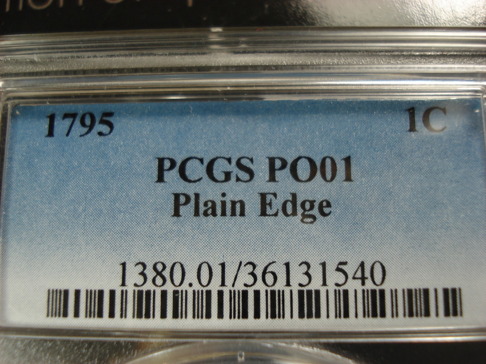 1795 1C Large CENT PCGS PO01. Plain Edge Flowing Hair 36131540 southerneagle