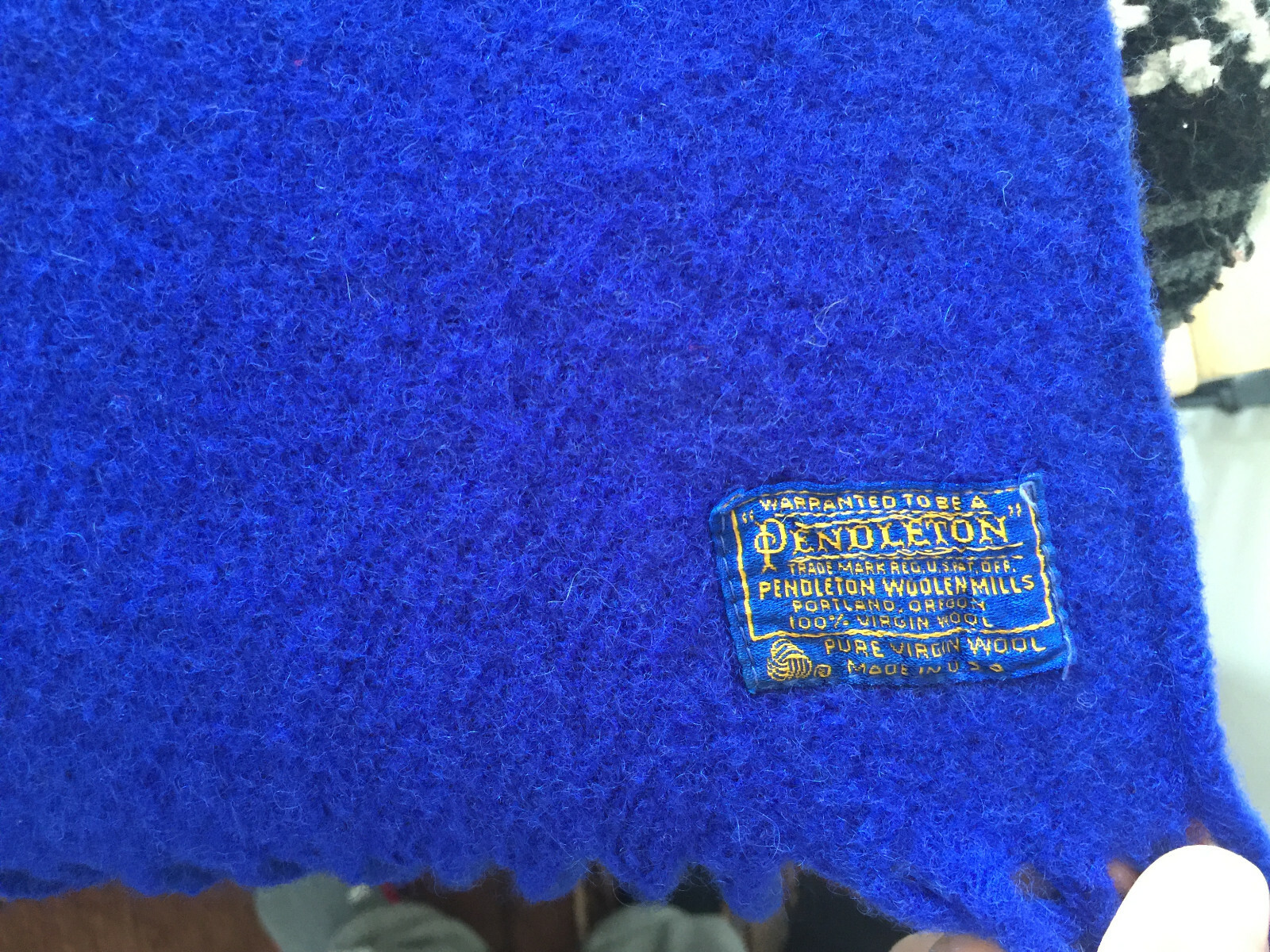 Pendleton US Air Force Academy USAF Blanket Woolen Mills USA Made 1950s? Charity