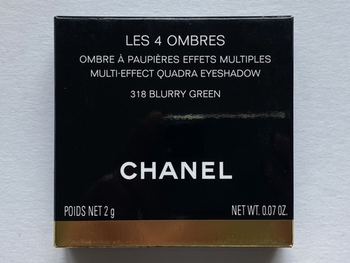 アイシャドウ CHANEL LES 4 OMBRES 318 BLURRY GREEN Chanel Blurry Green (318) Les 4 Ombres Multi-Effect Quadra