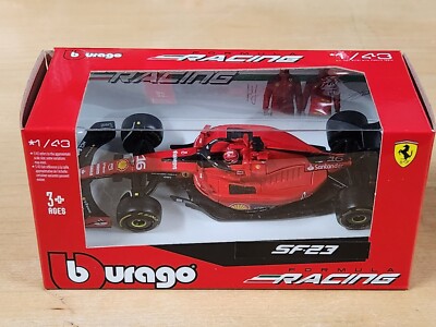 2023 #16 Charles Leclerc SF23 Ferrari 1/43 Burago Formula 1 F1 2024 Release