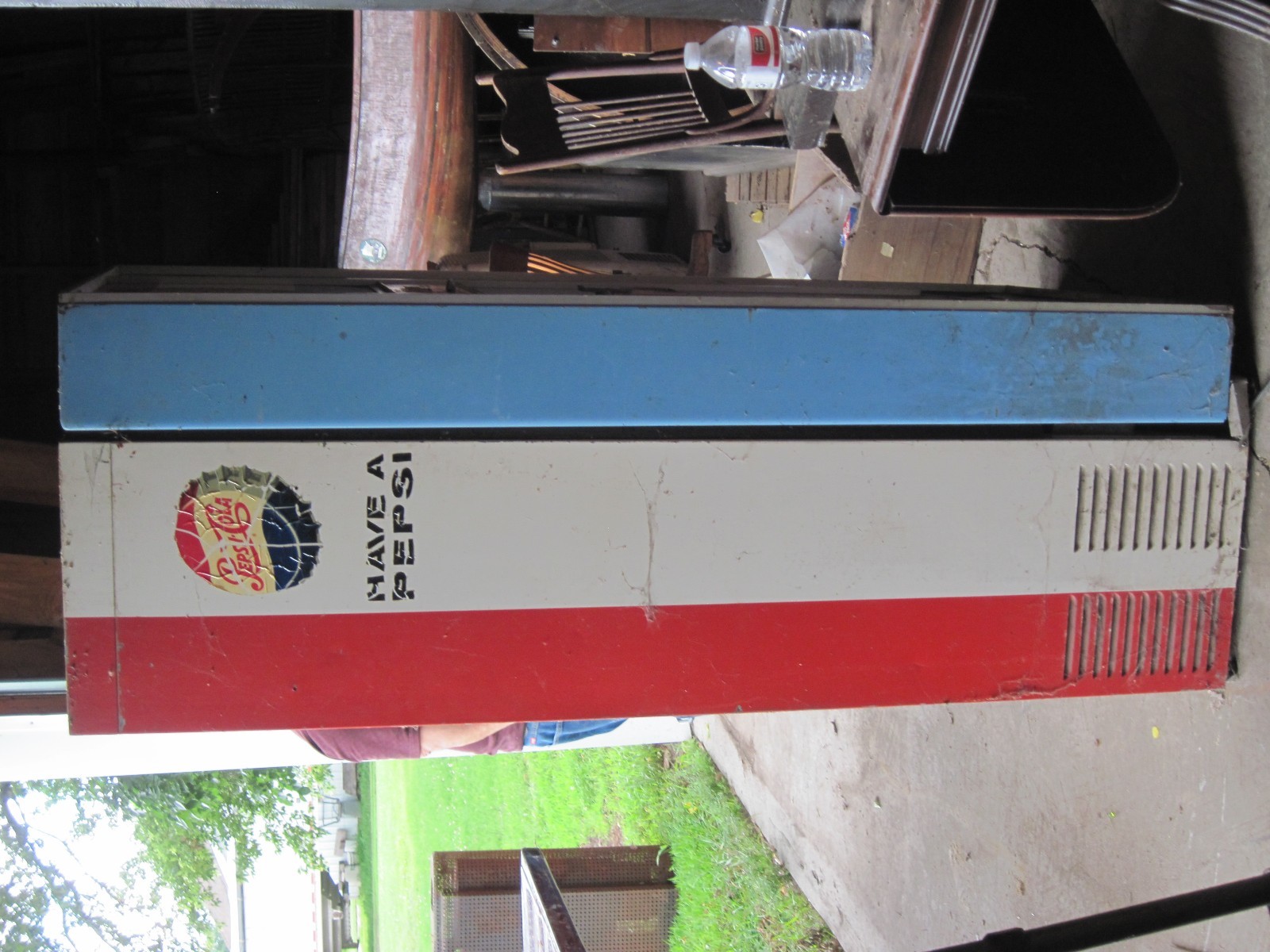 Vintage PEPSI COLA VENDING MACHINE BOTTLE SODA POP COIN OPERATED ELECTRIC 1970'S