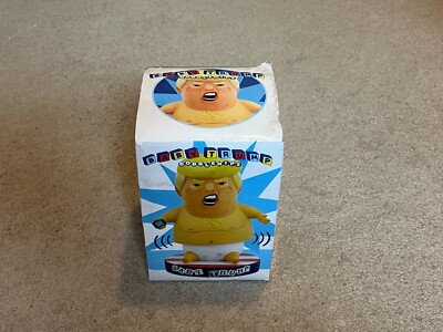 Royal Bobbles 5.5'' Angry Baby Trump Bobblehead Hips Cellphone in Hand New Box
