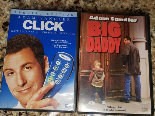 Adam Sandler Lot 2 DVDs -Big Daddy - Click Special Edition
