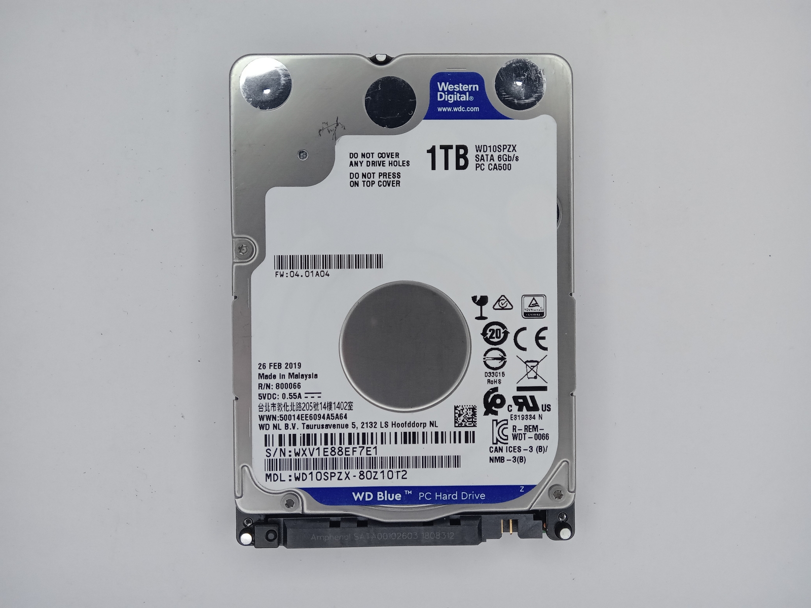 Western Digital WD Blue 内蔵HDD 2.5インチ 1TB SATA 3.0(SATA 6Gb/s)  WD10SPZX n5ksbvb Amazon.com: Western Digital Blue WD10SPZX 1 TB Hard Drive