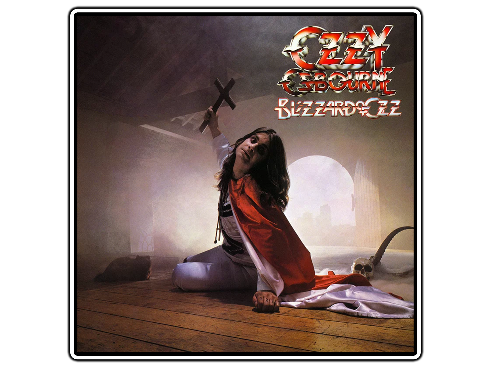 2958 Ozzy Osbourne Blizzard Of Ozz Album Sticker Brand