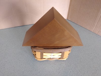 Longaberger 2017 Collector's Club Christmas Village House Basket set NEW