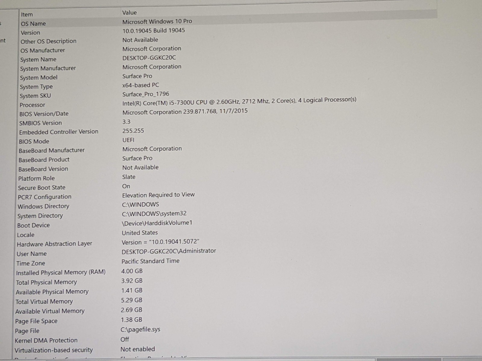 Microsoft Surface Pro 1796 12.3" Touch i5-7300U 4GB 128GB SSD AS-IS - Thumbnail 17