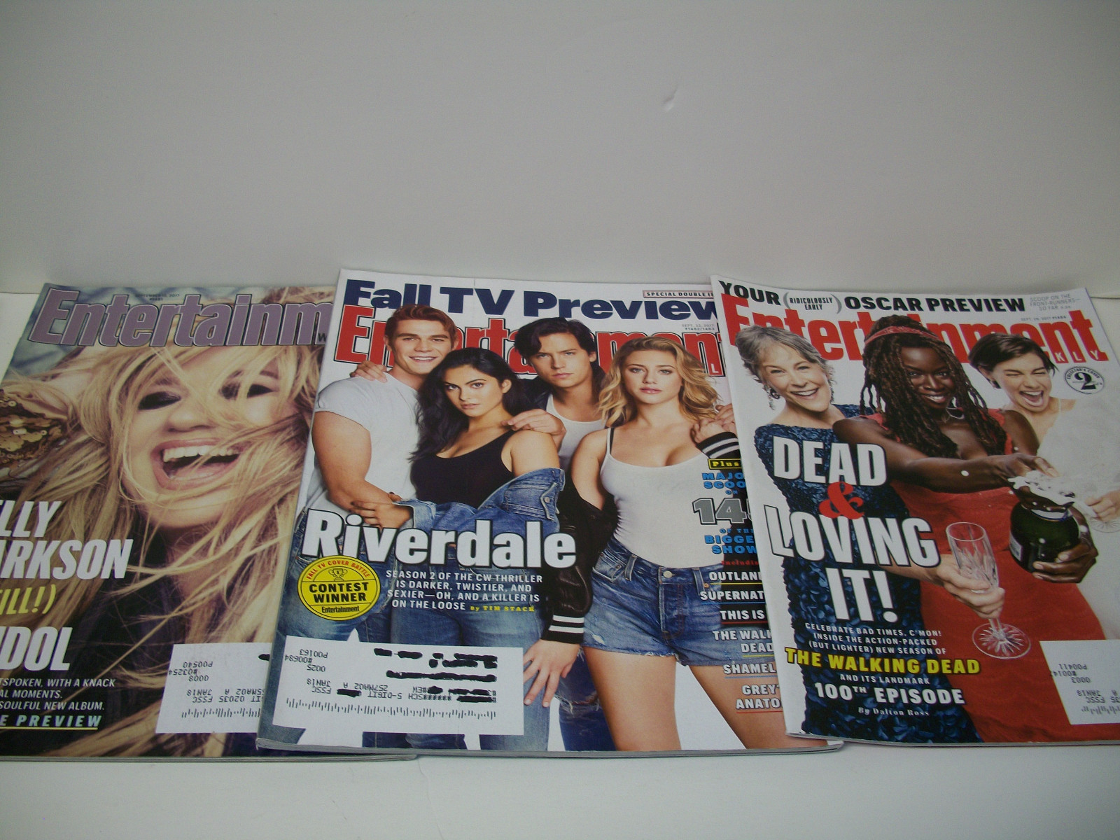 Entertainment Weekly 24 Issues from 2017- Many Collecter Covers - Read Once