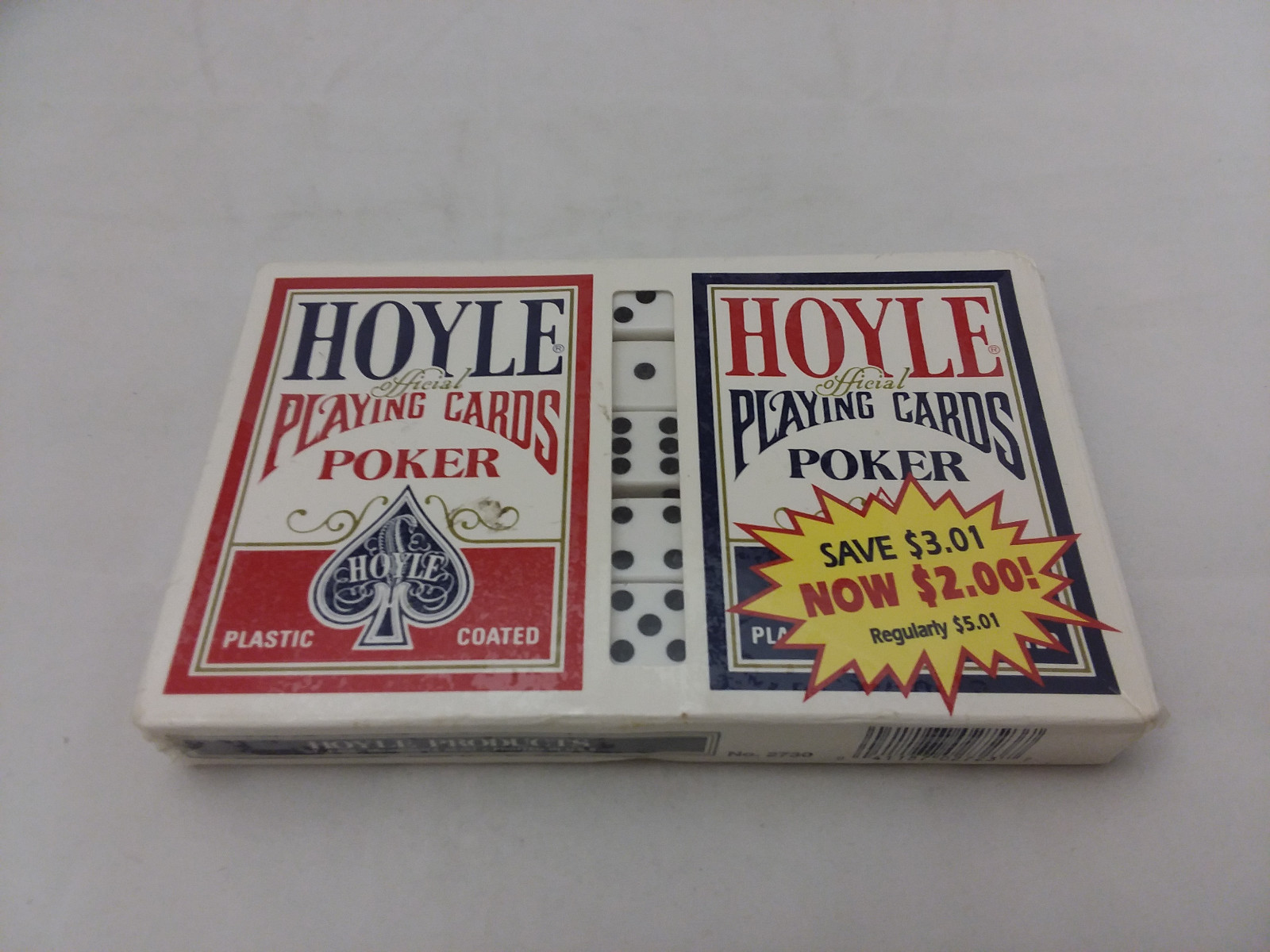 Bicycle Poker Clay Chips 100 Pack and Hoyle Playing Cards with Dice