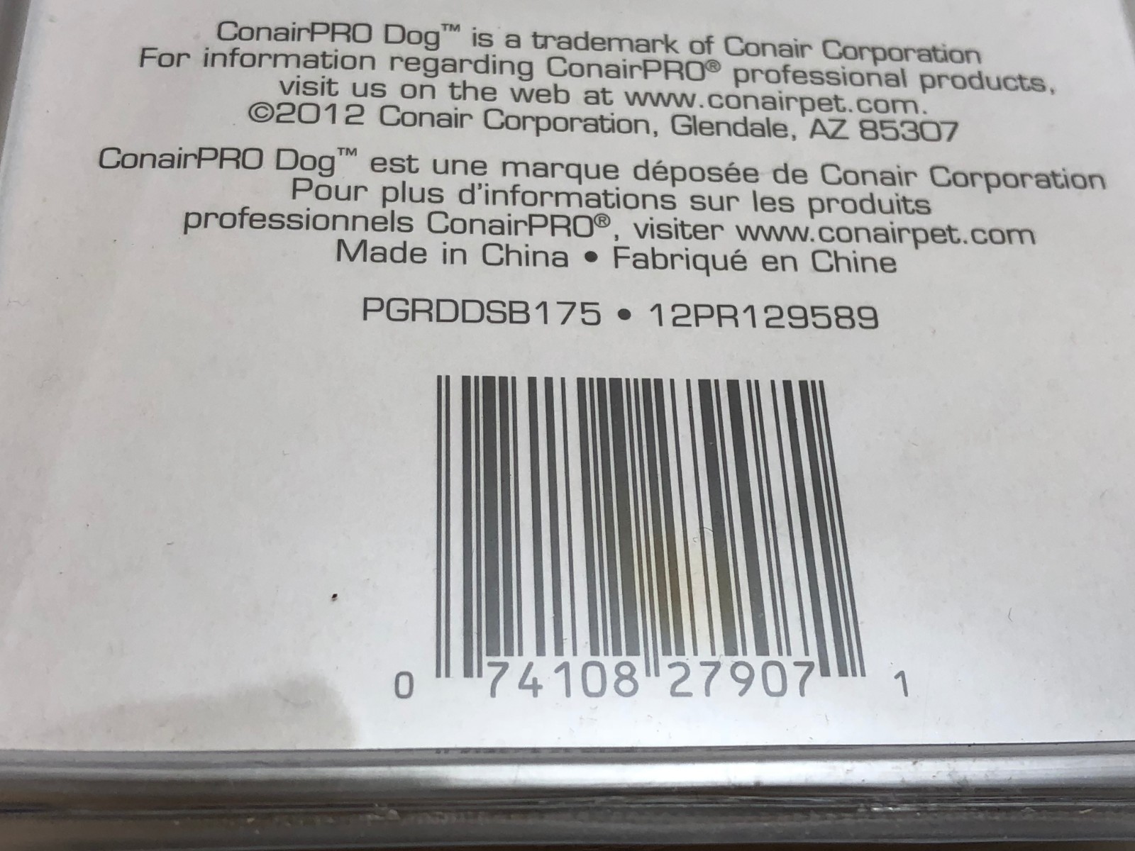 Conair Pro DOG Shed-It 1.75