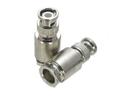 1pcs Connector BNC male plug clamp RG8 LMR400 RG213 RG214 RF coaxial cable 
