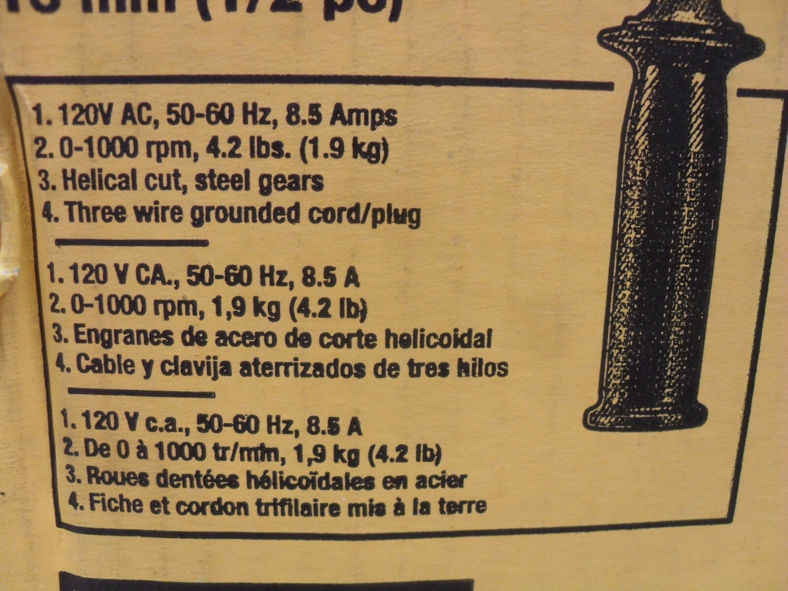DEWALT DW235G 8.5 amp 1/2
