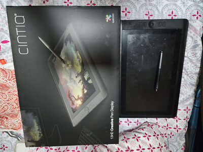 Wacom Cintiq 13HD DTK-1301 Creative Pen Display 13.3 [FOR PARTS] + BOX