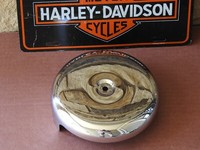 CHROME DOMED ROUND AIR FILTER COVER harley hd 5-1//2 softail bobber k/&n cleaner