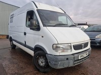 VAUXHALL MOVANO 2.2 DIESEL MWB FULL CAMPER SPARES OR REPAIRS NO VAT