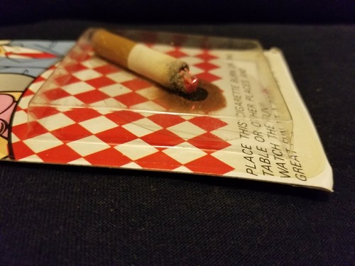 Vintage Fake Cigarette Burn Great fun at a party Sealed in original package