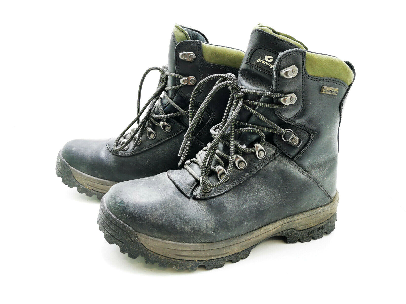 Graninge Herren Stiefel Trekkingstiefel Boots Schwarz Gr. 44 (UK 9,5) 