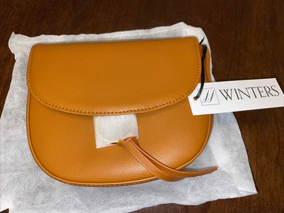 JJ Winters Ivy Leather Crossbody Camel, NWT Retails $148, Adjustable
