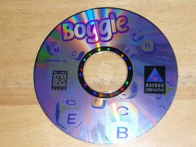 Boggle PC CD-ROM Hasbro Interactive 1997 the classic game for Windows 95
