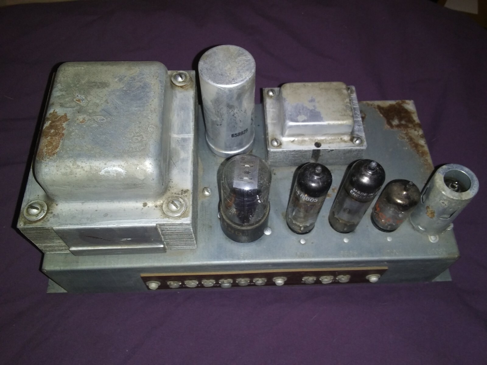 Hammond Organ Tube Reverb Accessory 6BQ5 ECC83 12AX7 5Y3