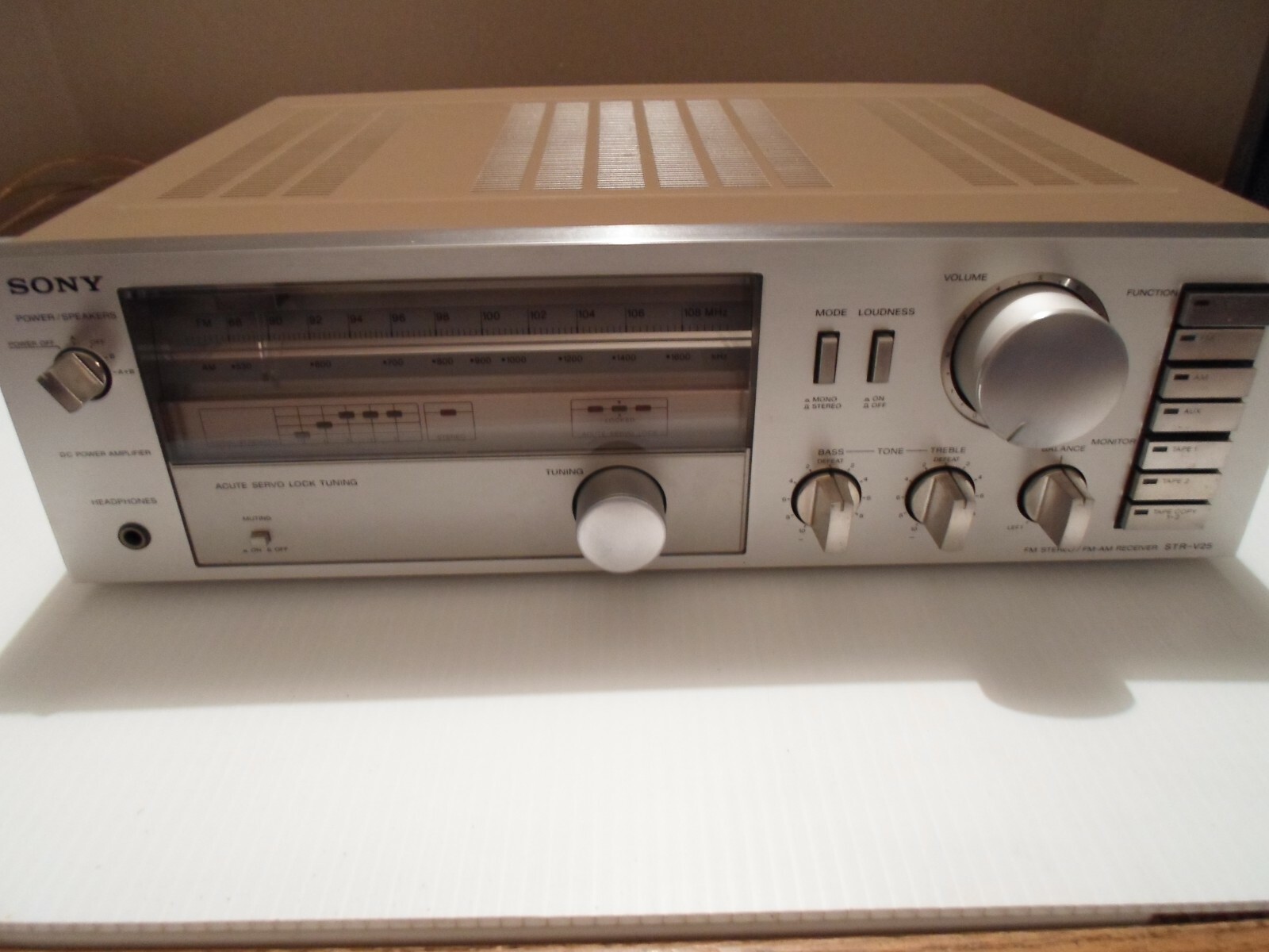 ラジオ・コンポ SONY STR-201 FM /AM STEREO RECEIVER SONY STR-201 FM /AM STEREO RECEIVER - メルカリ