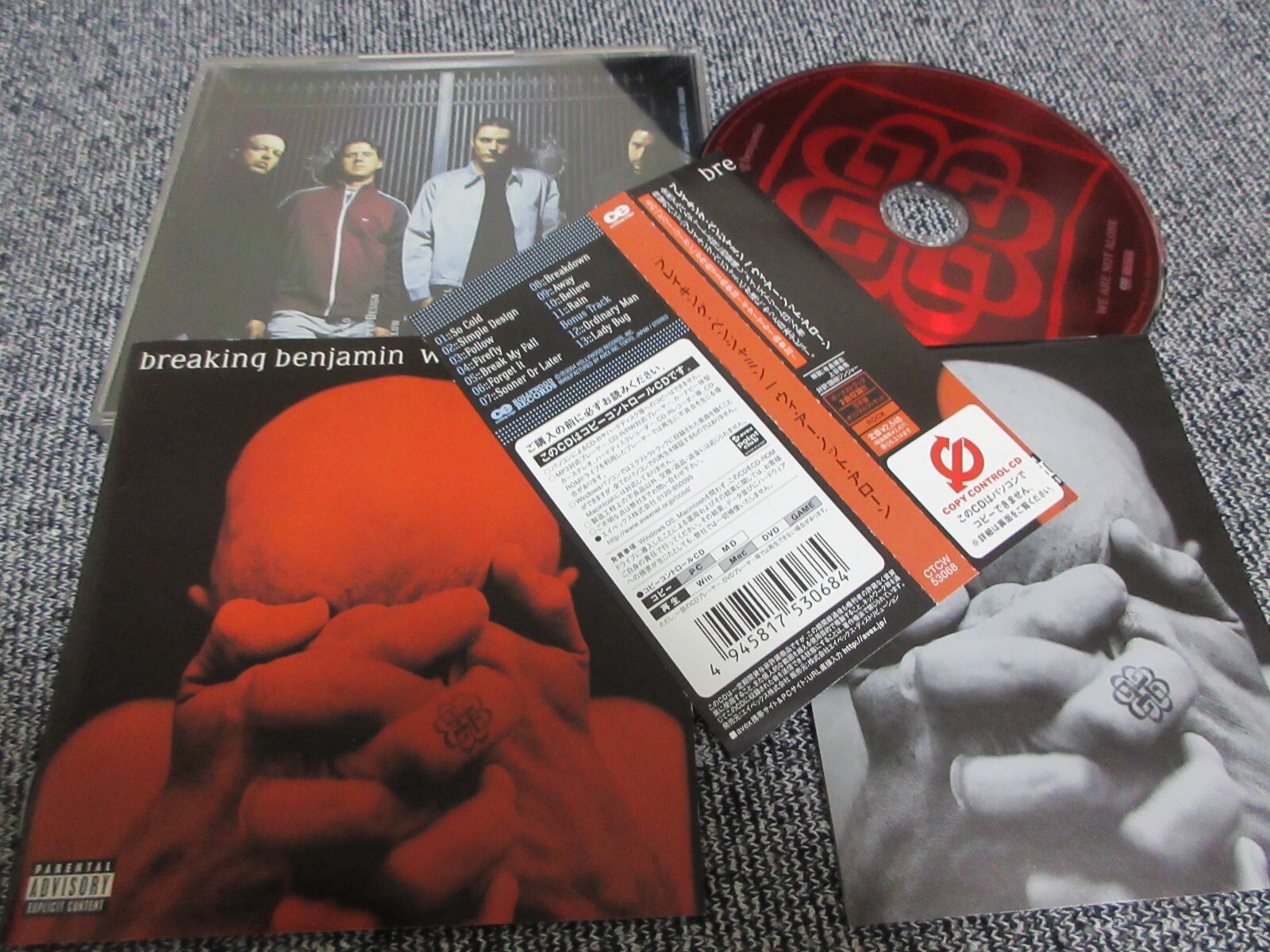 ウィ・アー・ノット・アローン(期間限定)(CCCD) [CD] BREAKING BENJAMIN / We Are Not Alone / JAPAN LTD CD OBI