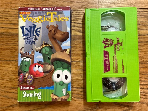 Vintage VEGGIETALES LYLE THE KINDLY VIKING A LESSON IN