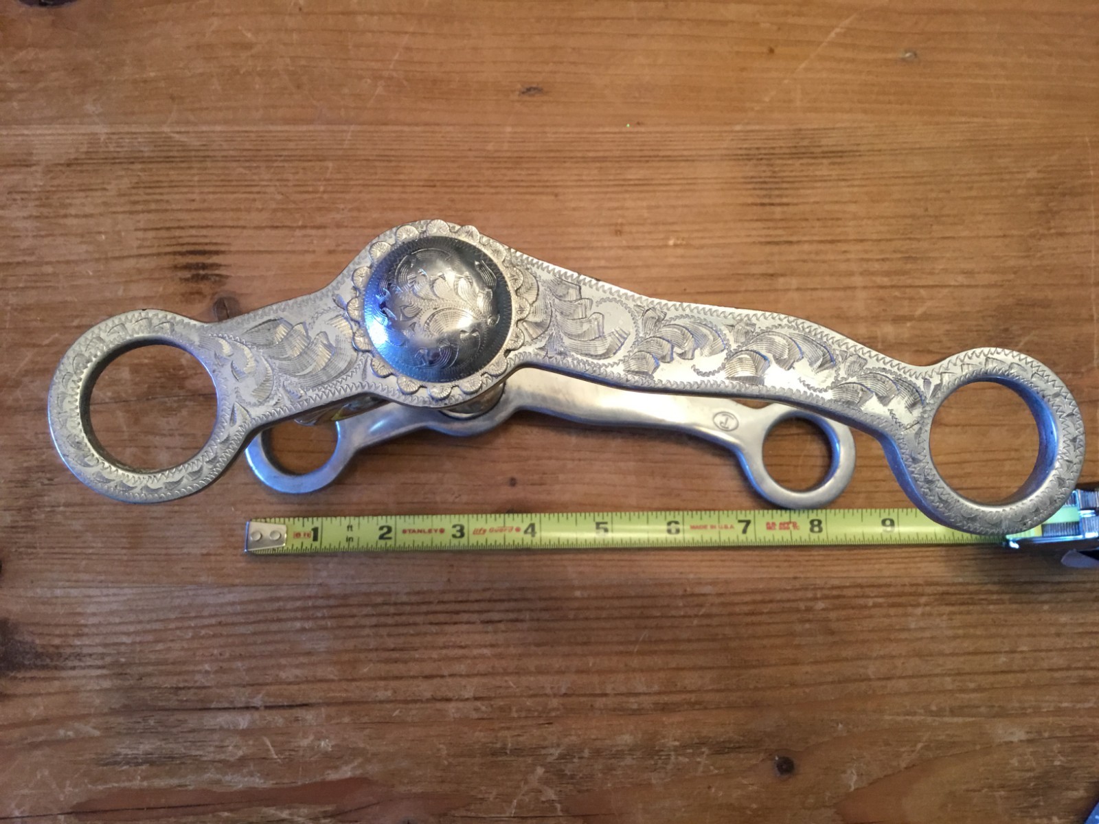 Robart Engraved Aluminum Precision Spring High Port Western Bit