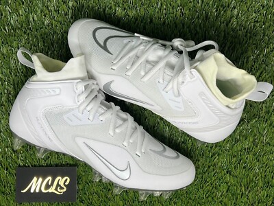 Men's / Women's Nike Alpha Huarache 8 Elite Lacrosse White CW4447-100