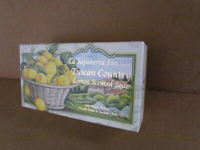 La Saponeria Firenze Tuscan Country Lemon Scented Soap Made In Italy