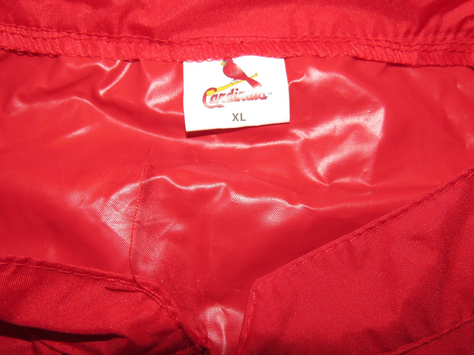 ST. LOUIS CARDINALS SGA WARM UP BATTING PRACTICE PULLOVER WINDBREAKER SIZE XL