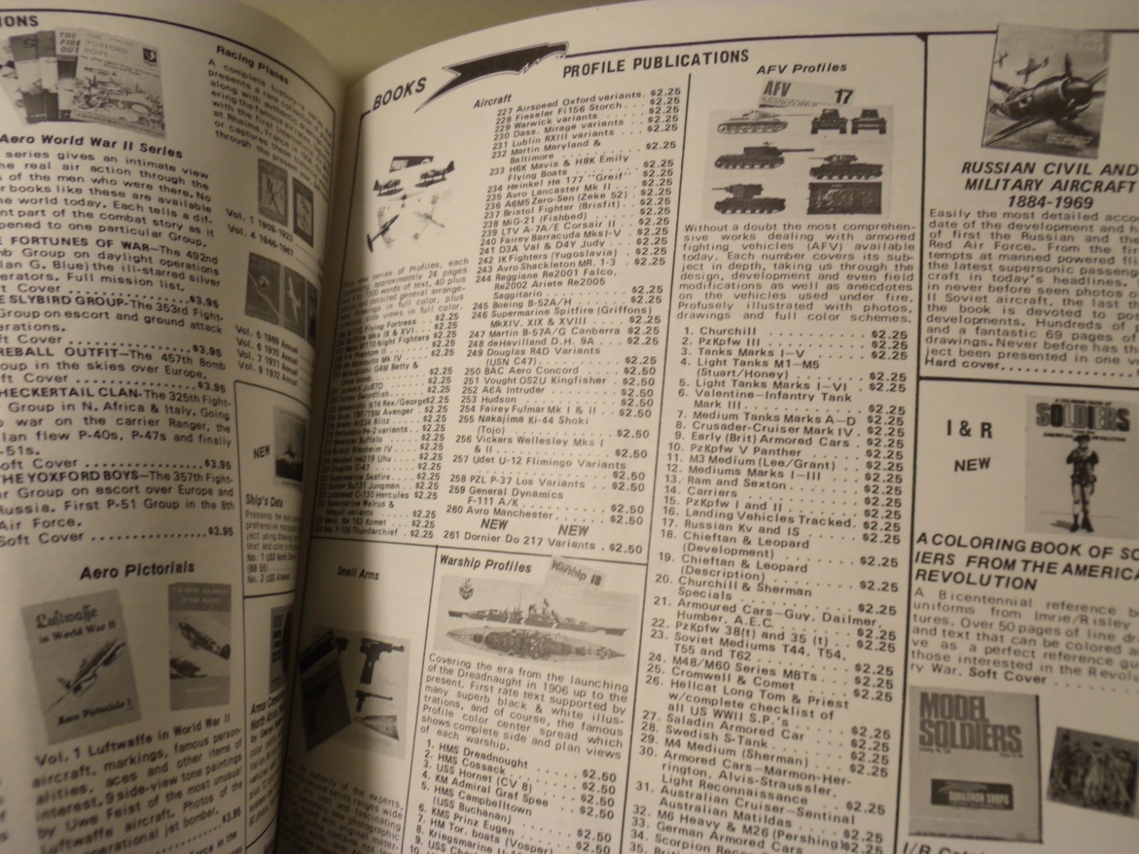 The Squadron Shop Mail Order Catalogue No. 5 Winter 1974 Revell MONOGRAM etc